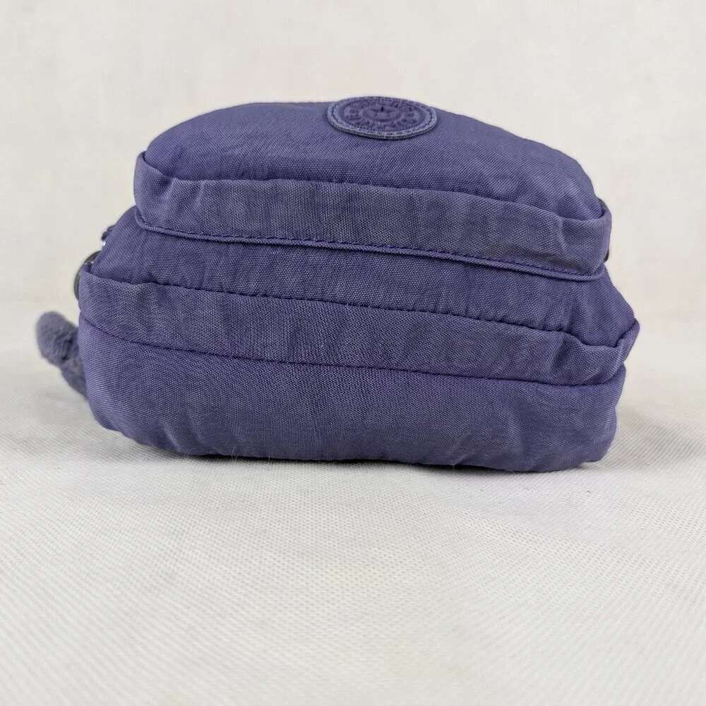 Kipling Merryl Crossbody Bag Purple Nylon -Clean Used - Buy It Now - Quick Ship! - Picture 4 of 12